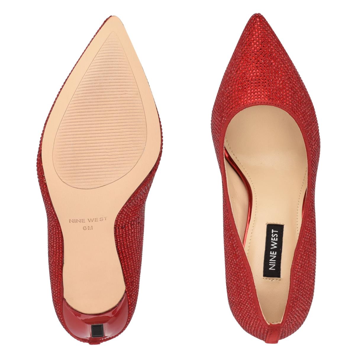 Zapatos De Salon Nine West Tatiah Vestido Mujer Rojas | 6578MXDFI