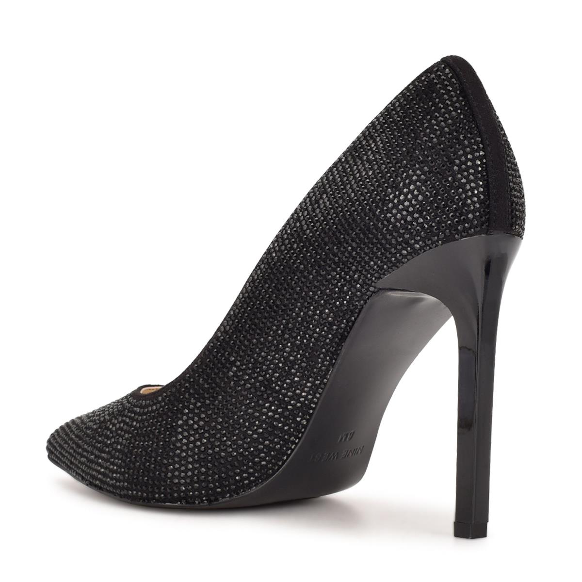 Zapatos De Salon Nine West Tatiah Vestido Mujer Negras | 9081VZPMQ