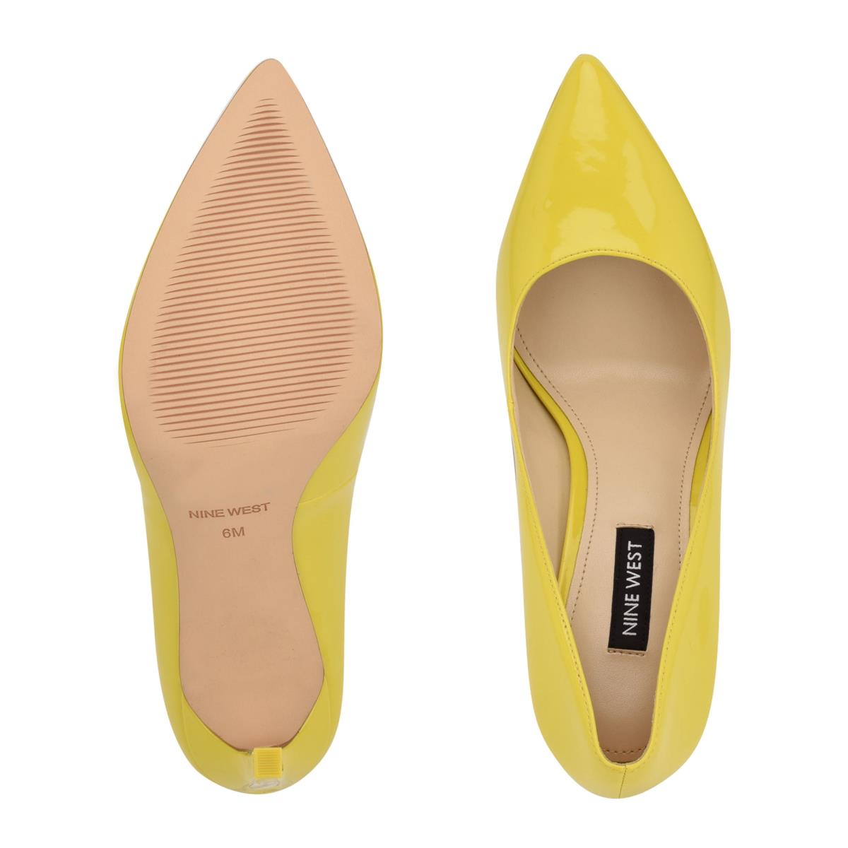 Zapatos De Salon Nine West Tatiana Pointy Puntera Mujer Amarillo | 3250TWDCM