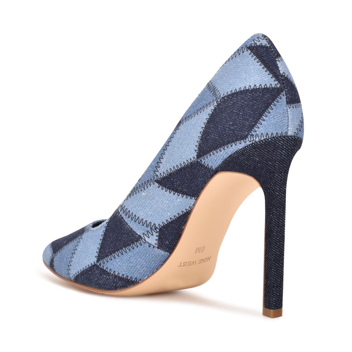 Zapatos De Salon Nine West Tatiana Pointy Puntera Mujer Azules | 4927WUGBE