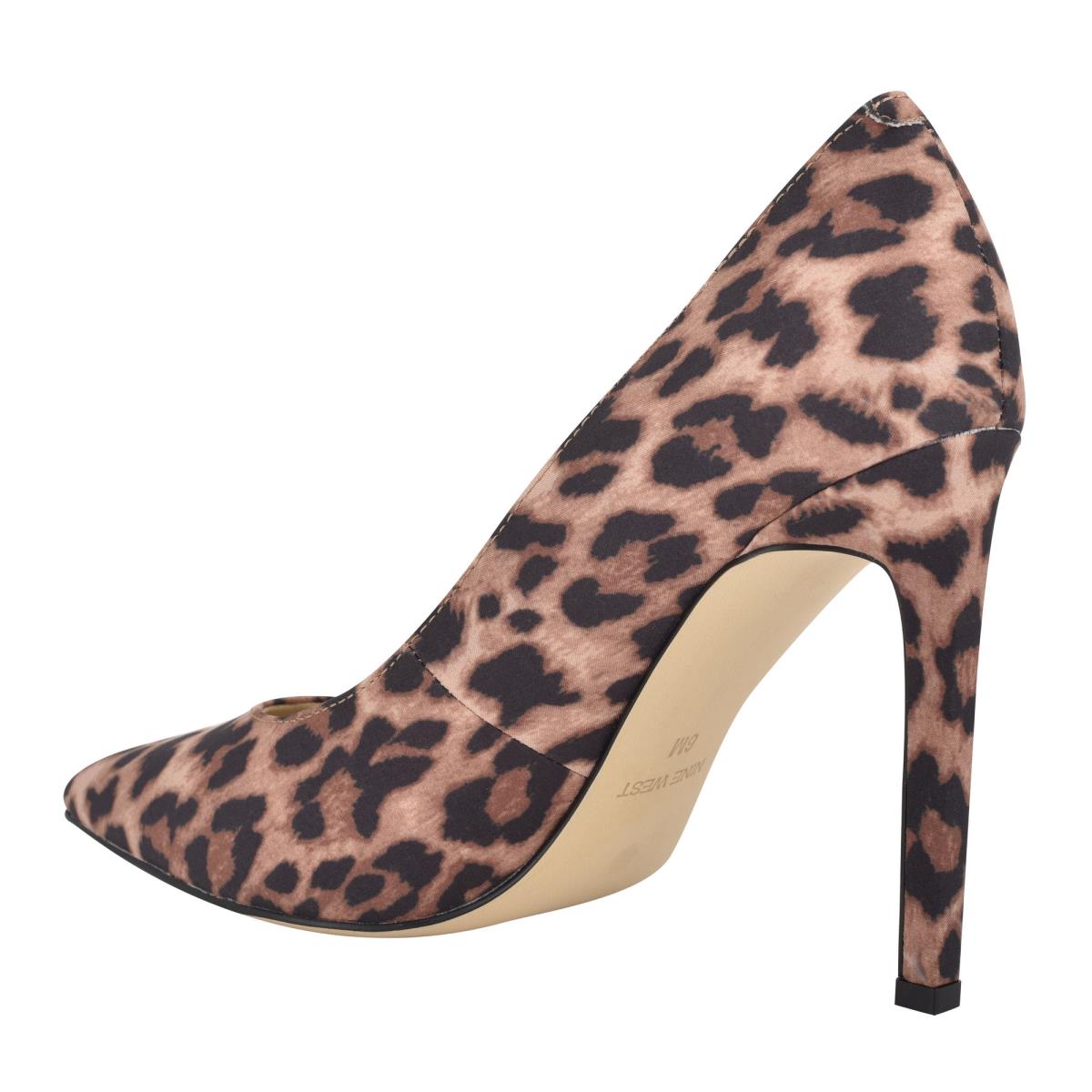 Zapatos De Salon Nine West Tatiana Pointy Puntera Mujer Leopardo | 5147FIALN