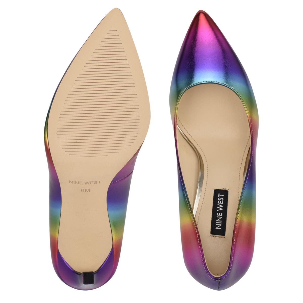 Zapatos De Salon Nine West Tatiana Pointy Puntera Mujer Multicolor | 6290FHILT