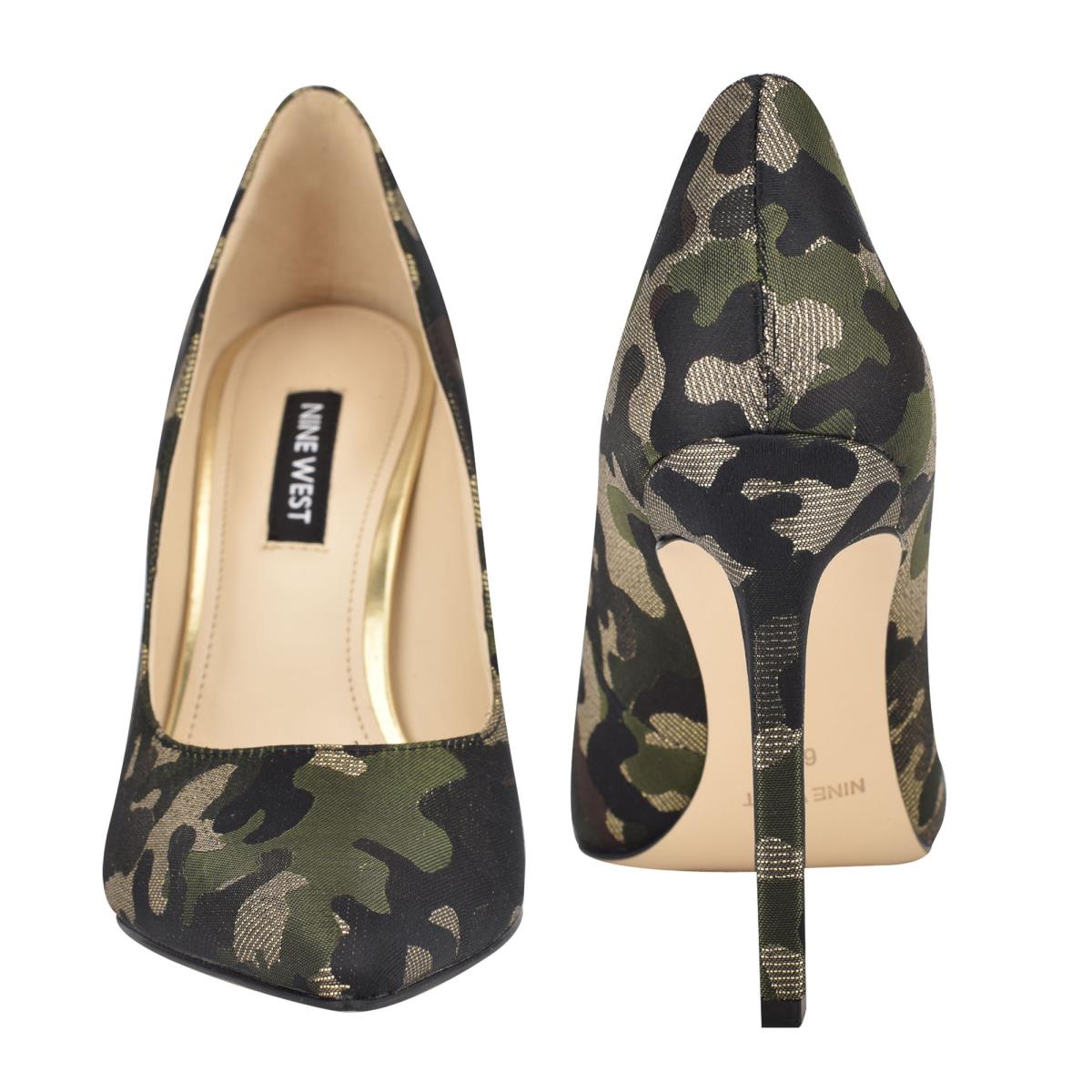 Zapatos De Salon Nine West Tatiana Pointy Puntera Mujer Camuflaje | 6935GMWKQ