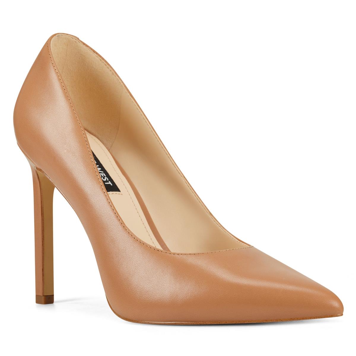 Zapatos De Salon Nine West Tatiana Pointy Puntera Mujer Beige | 6981MGZQV