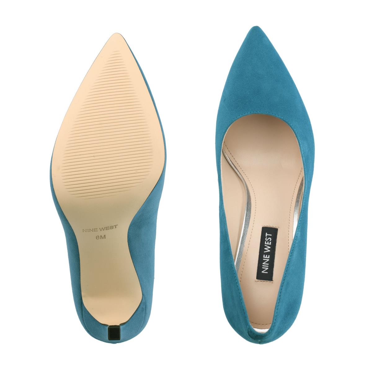 Zapatos De Salon Nine West Tatiana Pointy Puntera Mujer Turquesa | 9653VLTZS