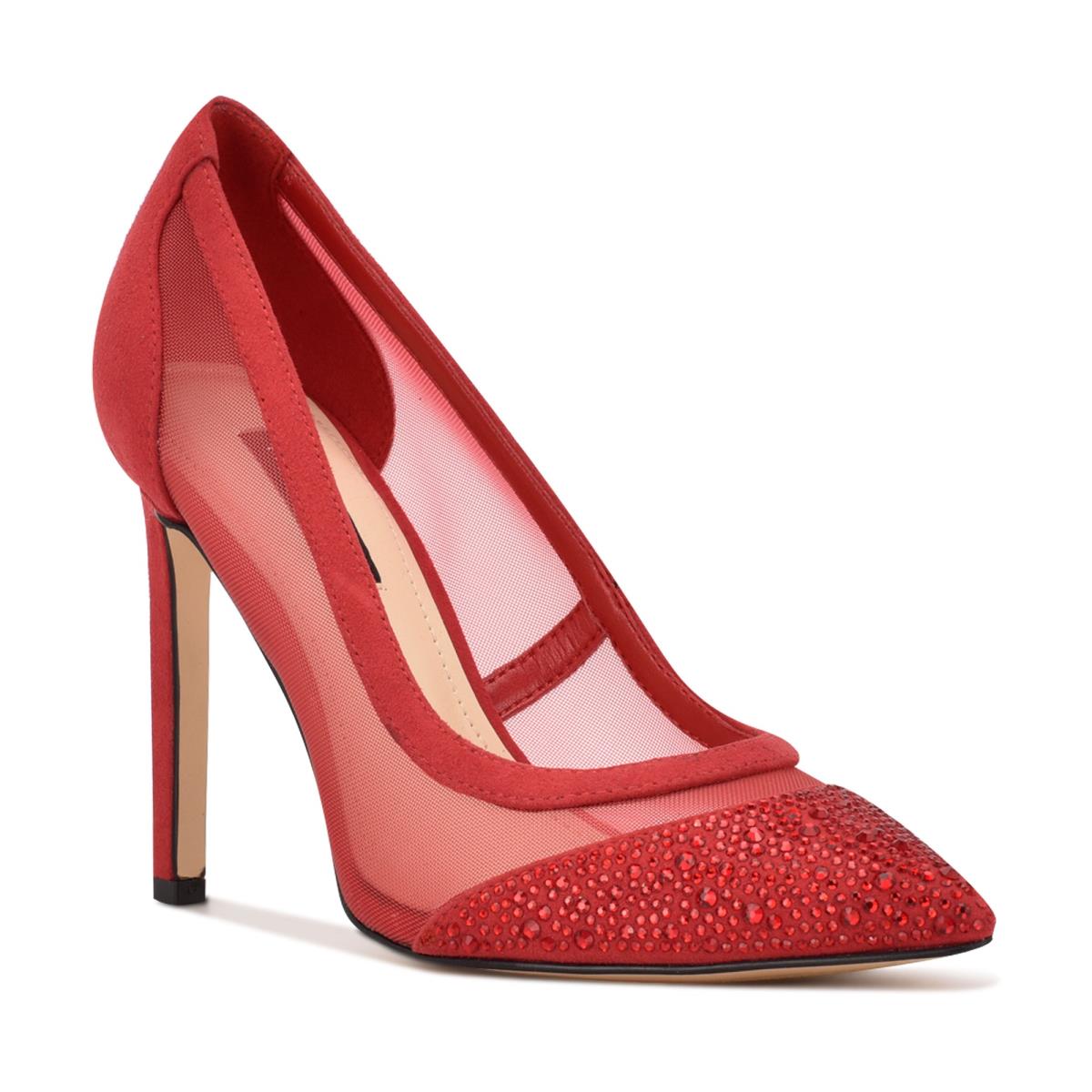 Zapatos De Salon Nine West Tayen Vestido Mujer Rojas | 2867QUFMA