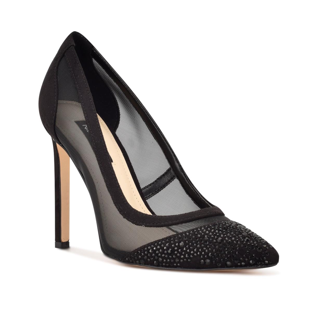 Zapatos De Salon Nine West Tayen Vestido Mujer Negras | 8743VJOIQ