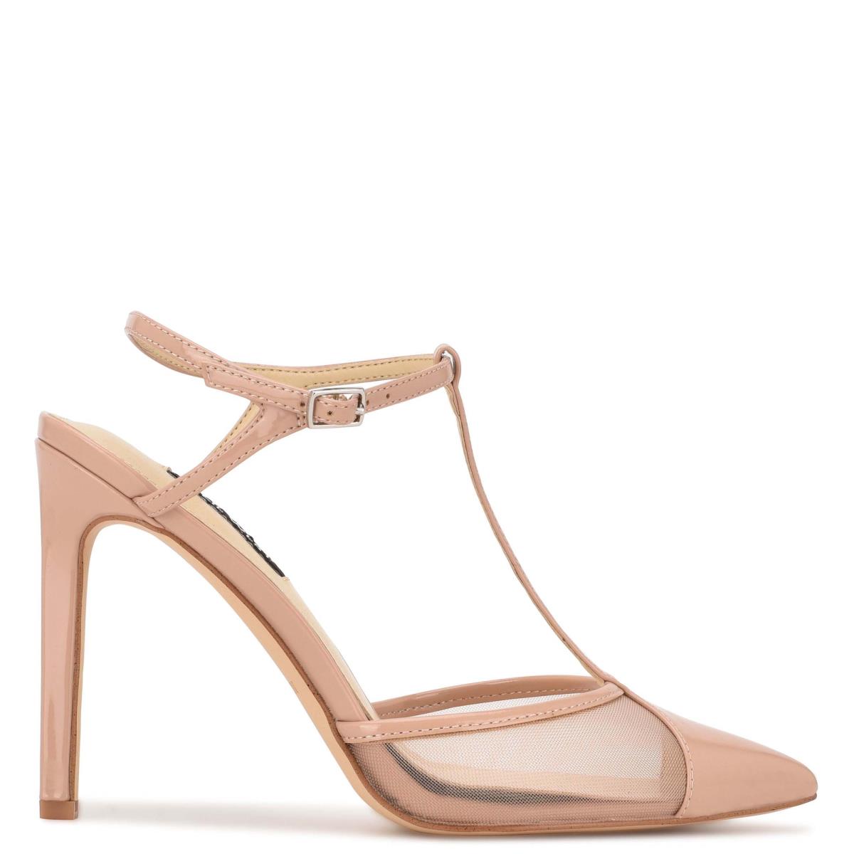 Zapatos De Salon Nine West Terrah Vestido Mujer Beige | 7835SZFGO