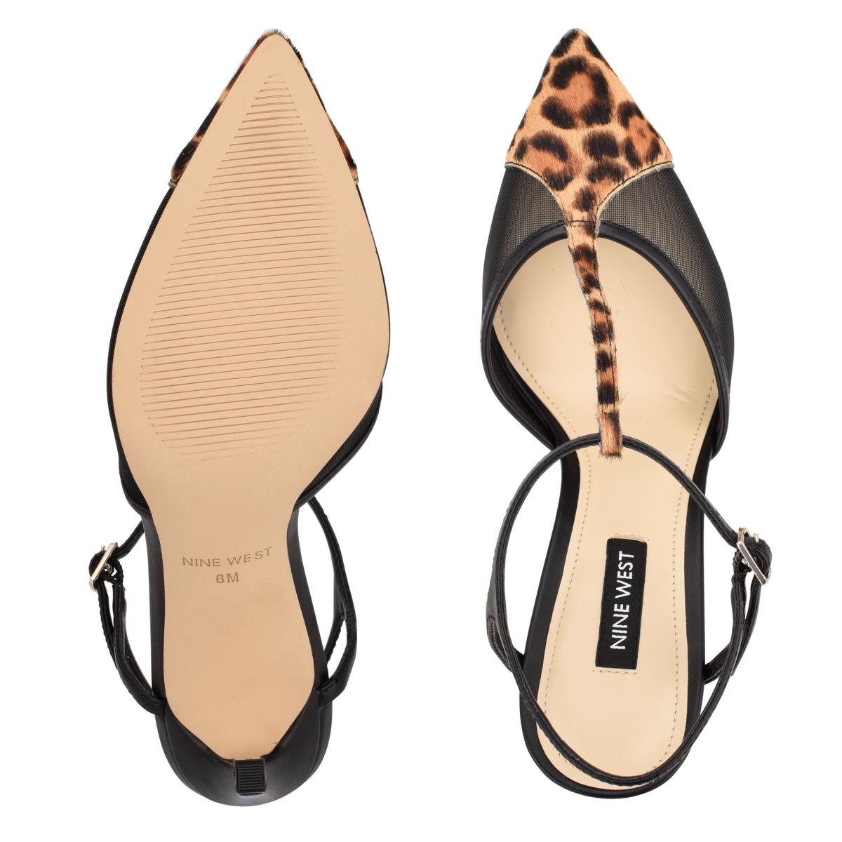 Zapatos De Salon Nine West Terrah Vestido Mujer Leopardo | 8926YIBMA