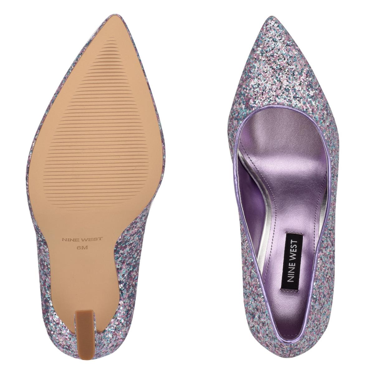 Zapatos De Salon Nine West Trendz Pointy Puntera Mujer Moradas Multicolor | 1726HGREQ