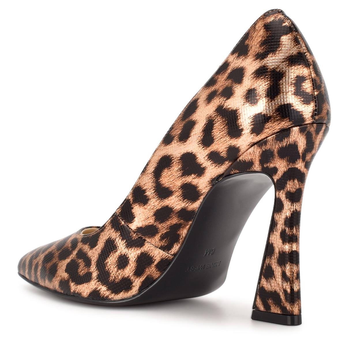 Zapatos De Salon Nine West Trendz Pointy Puntera Mujer Leopardo | 1938YGEXK