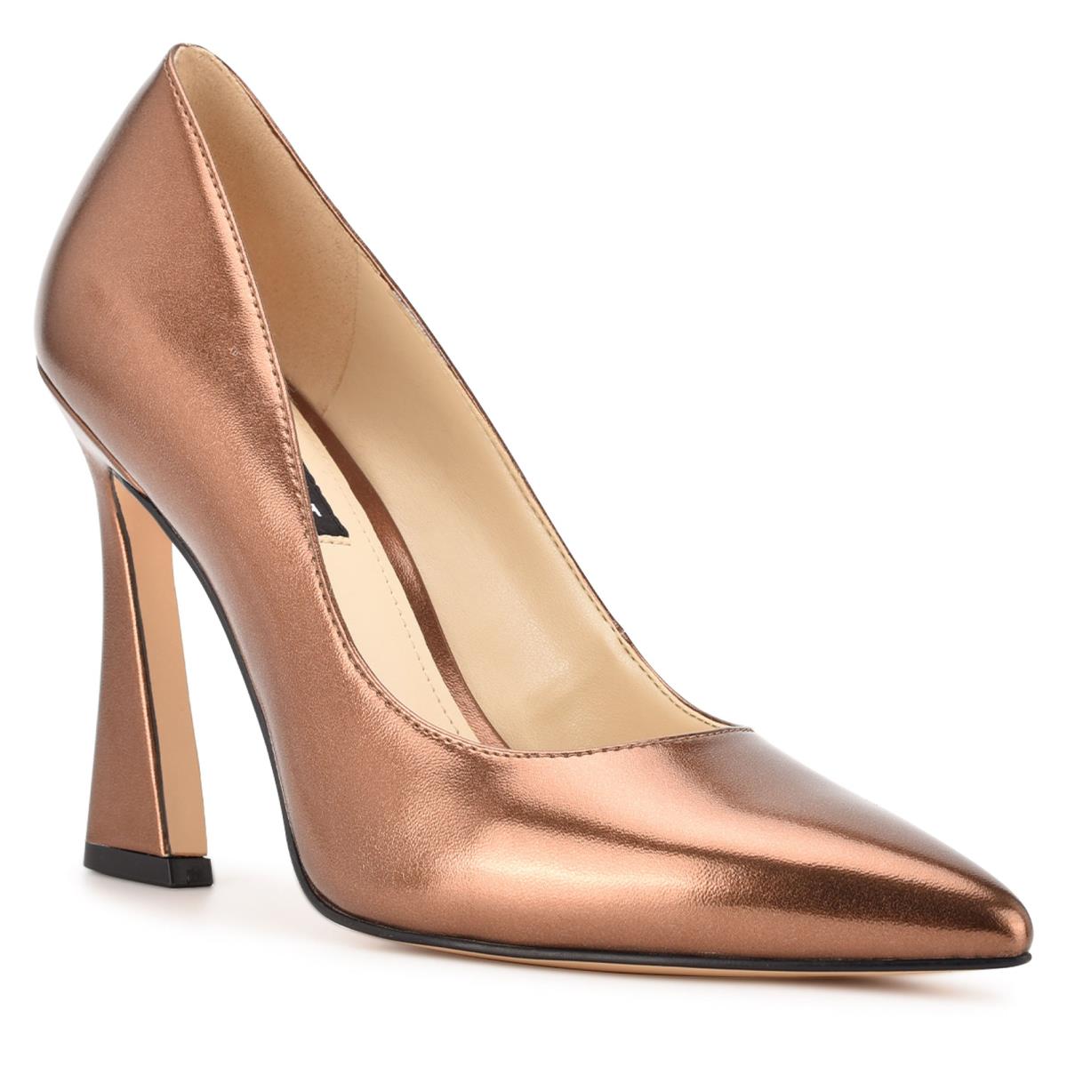 Zapatos De Salon Nine West Trendz Pointy Puntera Mujer Marrones | 2715FQCWX