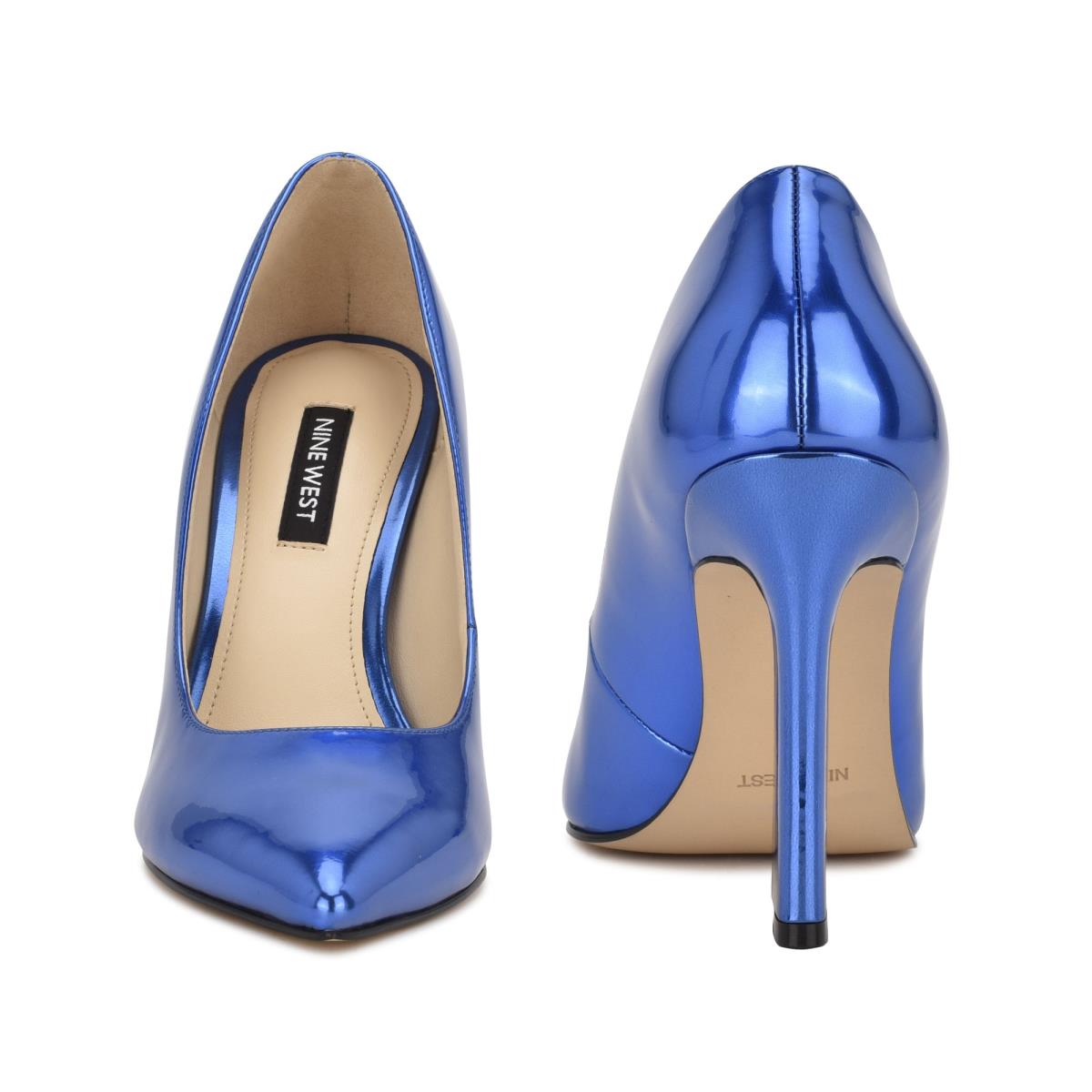 Zapatos De Salon Nine West Trendz Pointy Puntera Mujer Azules | 7432BYFIN