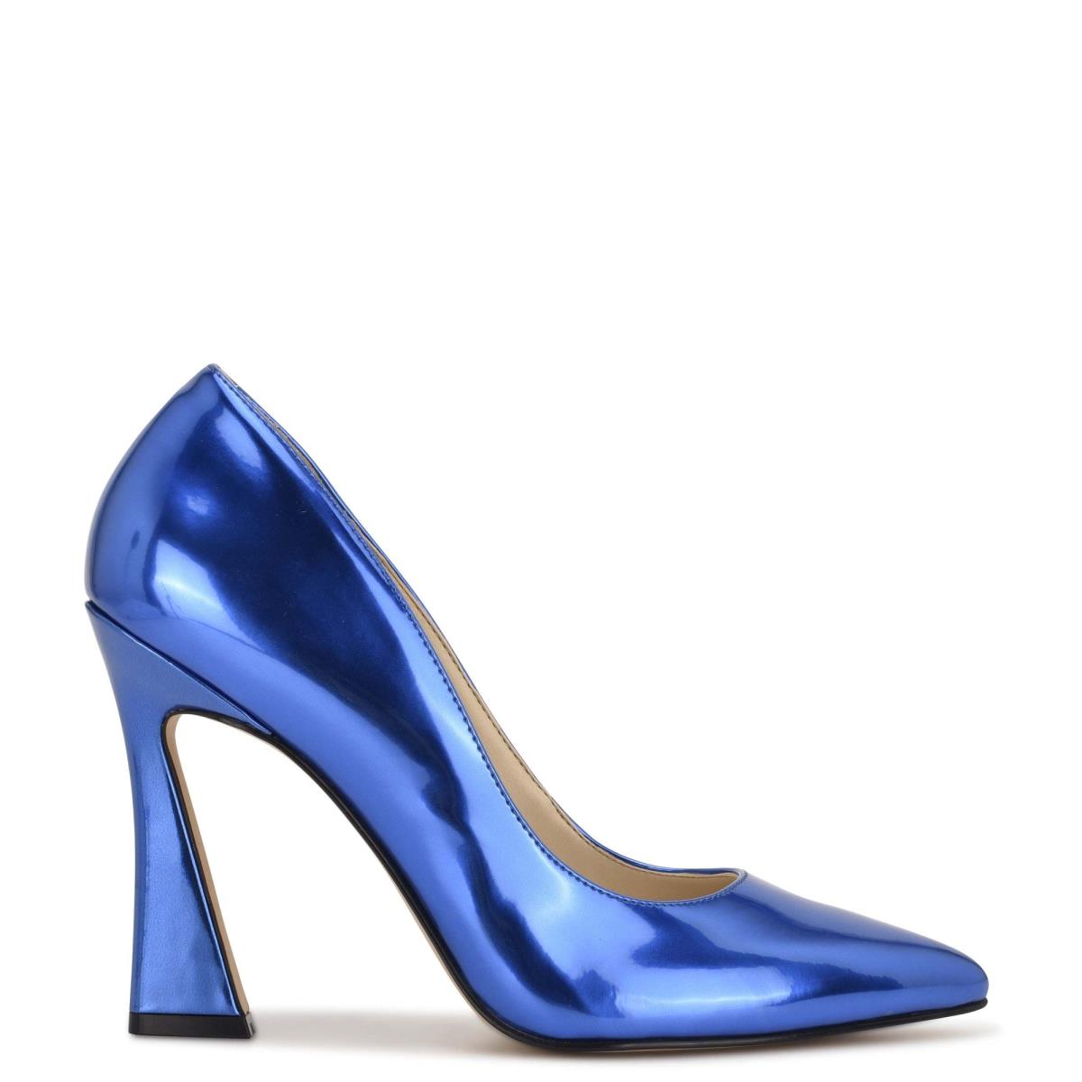 Zapatos De Salon Nine West Trendz Pointy Puntera Mujer Azules | 7432BYFIN