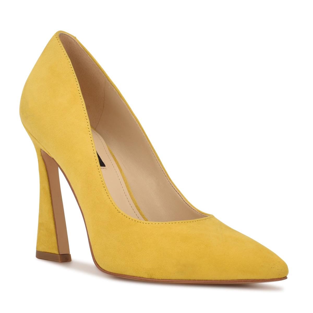 Zapatos De Salon Nine West Trendz Pointy Puntera Mujer Amarillo | 8547BUXKC