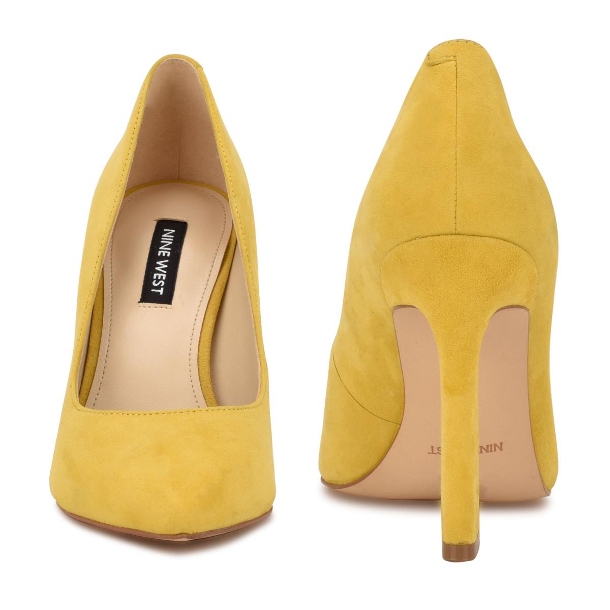 Zapatos De Salon Nine West Trendz Pointy Puntera Mujer Amarillo | 8547BUXKC