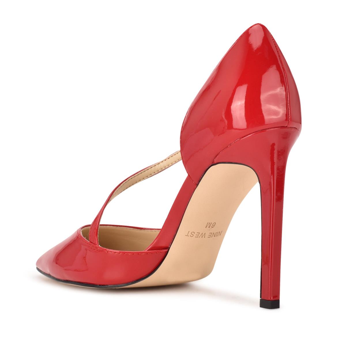 Zapatos De Salon Nine West Twirl Pointy Puntera Mujer Rojas | 0347QCMAD