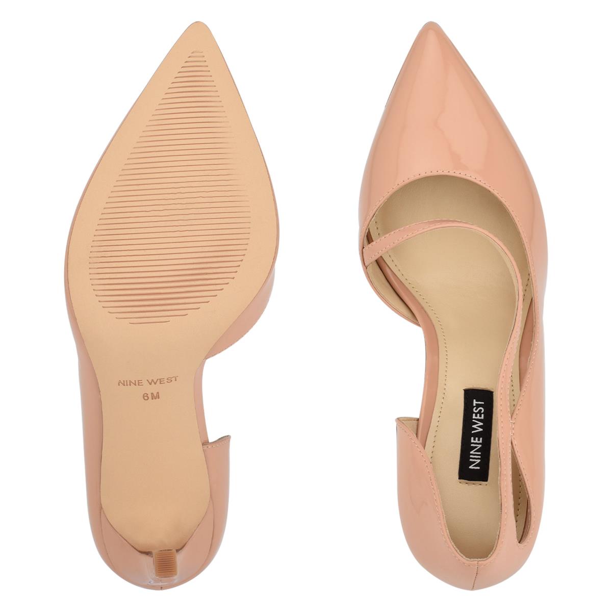 Zapatos De Salon Nine West Twirl Pointy Puntera Mujer Beige | 9728RQGAC