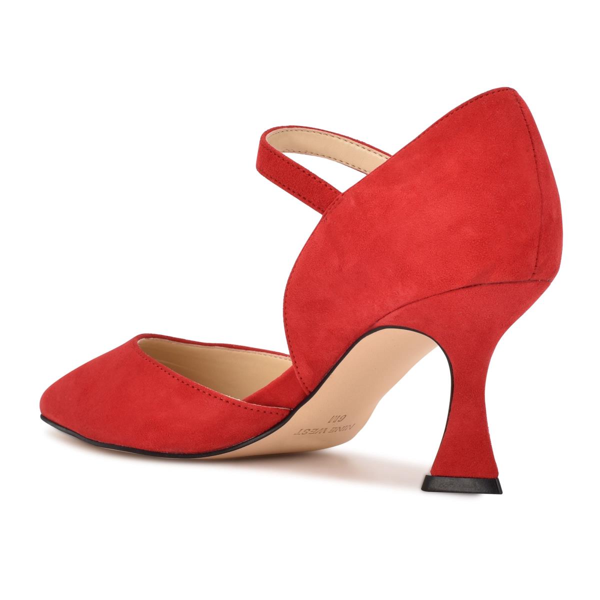 Zapatos De Salon Nine West Wanah Pointy Puntera Mujer Rojas | 5093FZLWB