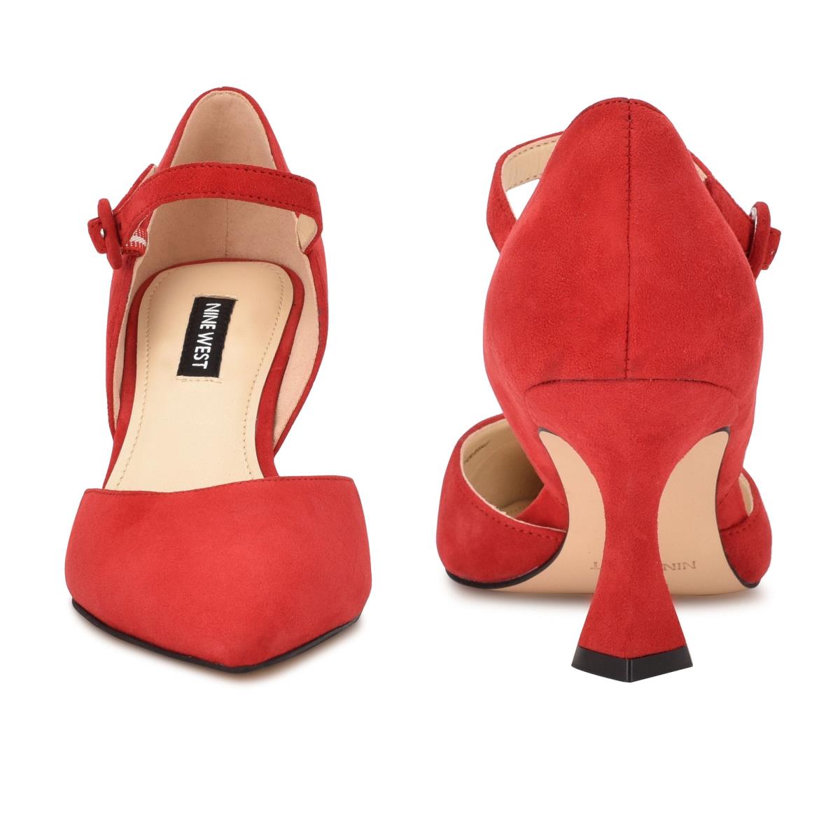 Zapatos De Salon Nine West Wanah Pointy Puntera Mujer Rojas | 5093FZLWB