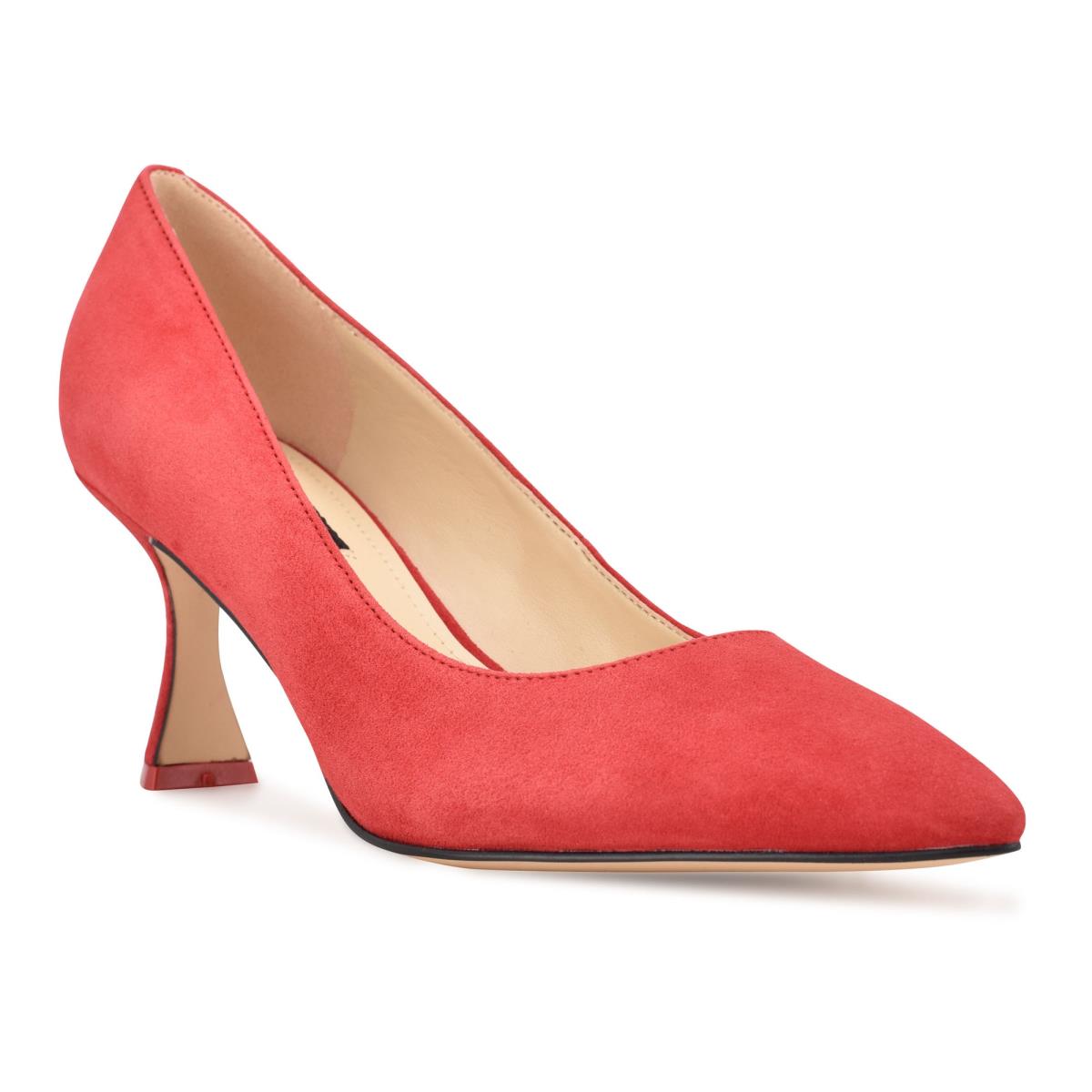 Zapatos De Salon Nine West Workin Pointy Puntera Mujer Rojas | 5093WZVUS