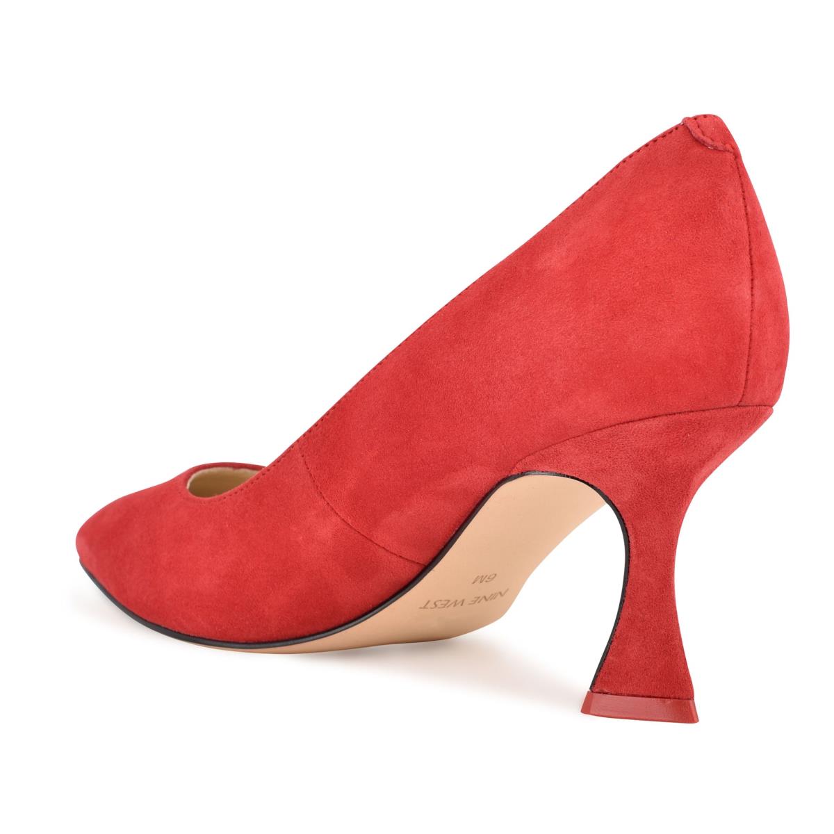 Zapatos De Salon Nine West Workin Pointy Puntera Mujer Rojas | 5093WZVUS