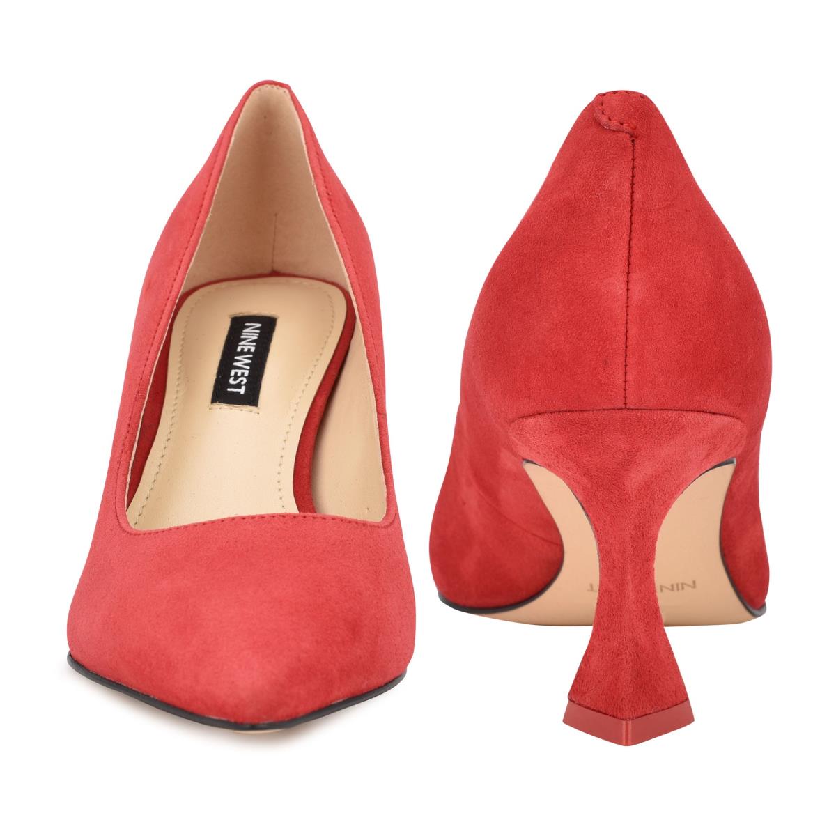 Zapatos De Salon Nine West Workin Pointy Puntera Mujer Rojas | 5093WZVUS