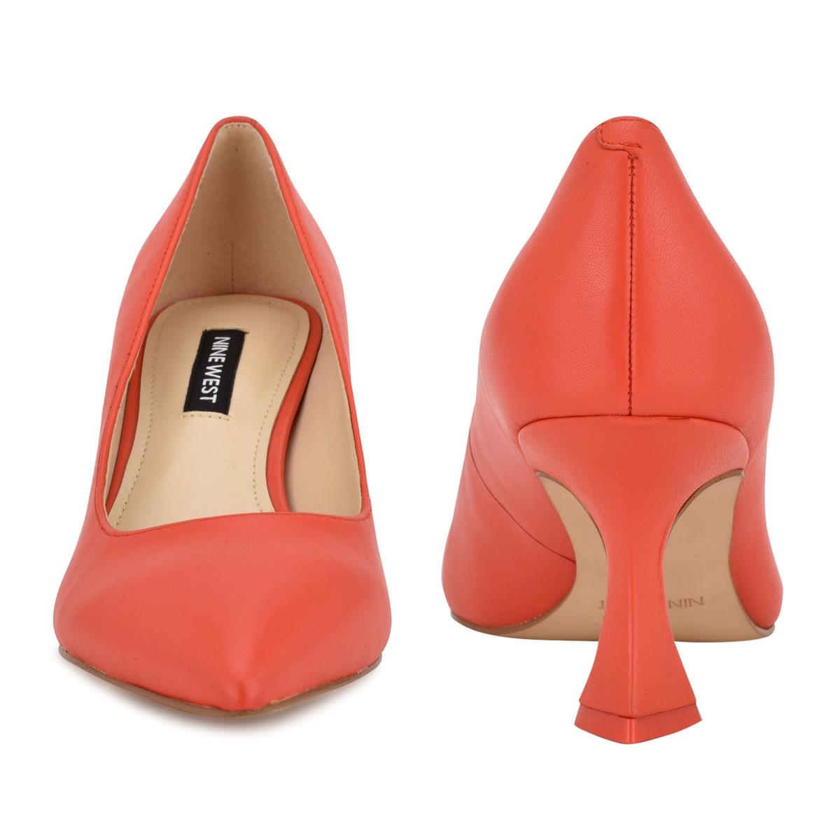 Zapatos De Salon Nine West Workin Pointy Puntera Mujer Naranjas | 6328CVGRE