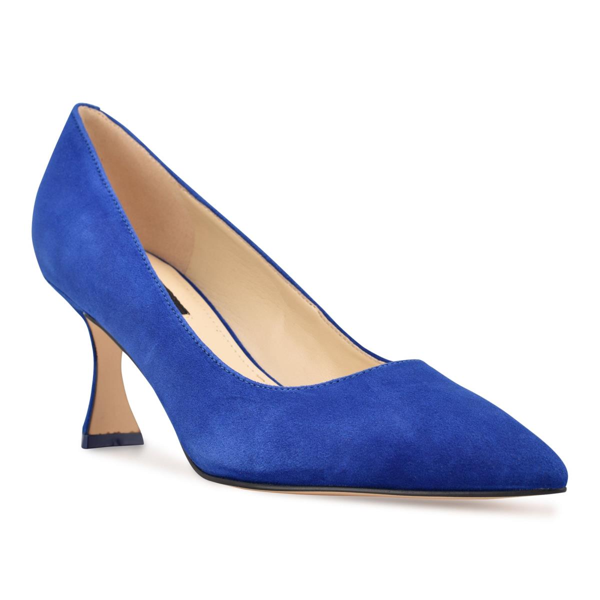 Zapatos De Salon Nine West Workin Pointy Puntera Mujer Azules Oscuro | 9021XHUWB