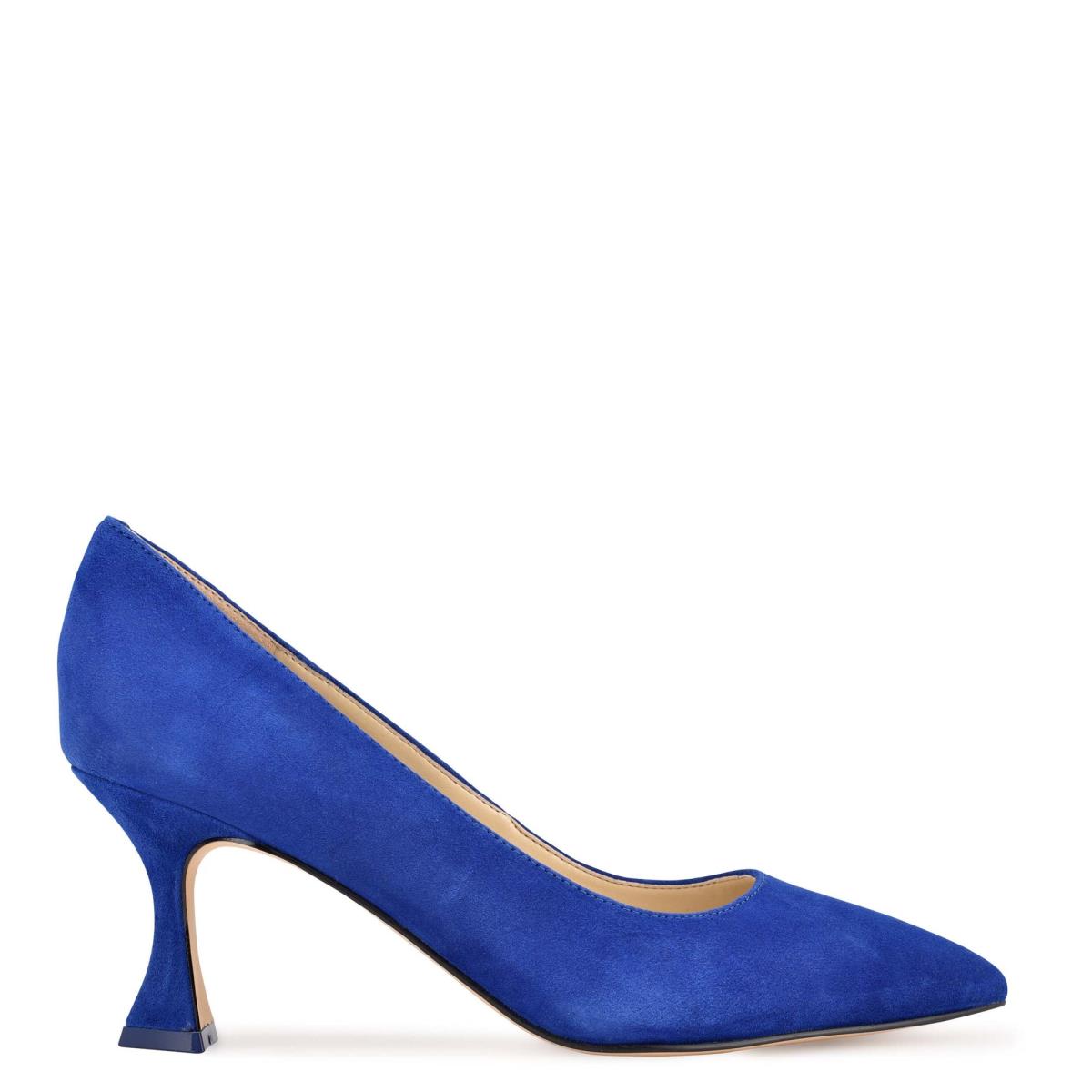 Zapatos De Salon Nine West Workin Pointy Puntera Mujer Azules Oscuro | 9021XHUWB