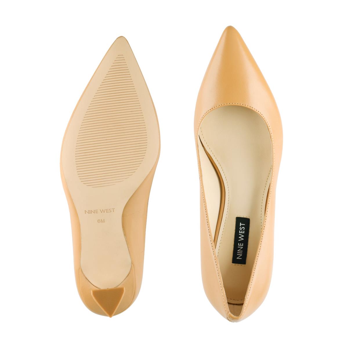 Zapatos De Salon Nine West Workin Pointy Puntera Mujer Beige | 9238HZSBI