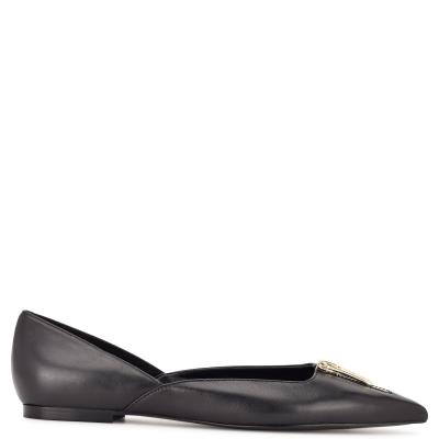 Ballerinas Nine West Brina Pointy Puntera Mujer Negras | 4716JCHMK