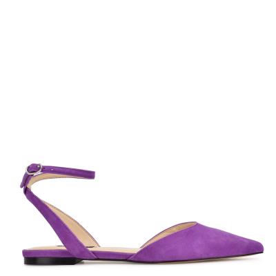 Ballerinas Nine West Briy Pointy Puntera Mujer Moradas | 4963JXSCZ