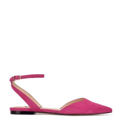 Ballerinas Nine West Briy Pointy Puntera Mujer Rosas | 6892LHSRZ