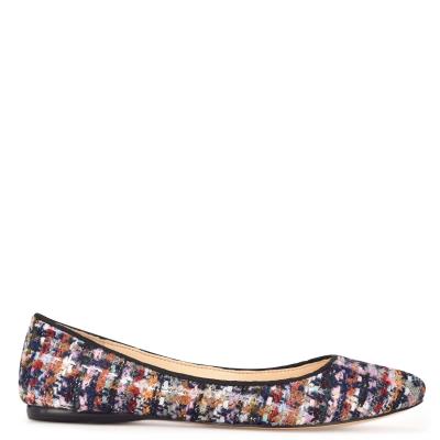 Ballerinas Nine West Speakup Almond Puntera Mujer Azules Multicolor | 8175DCUKW