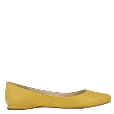 Ballerinas Nine West Speakup Almond Puntera Mujer Amarillo | 8752NQKLU