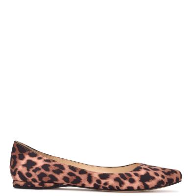 Ballerinas Nine West Speakup Almond Puntera Mujer Leopardo | 9841MKWZO