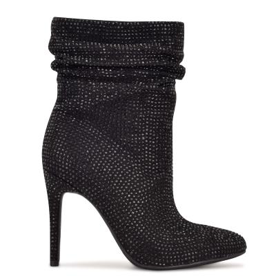 Botines Nine West Dazzle Vestido Mujer Negras | 4972YRWTS