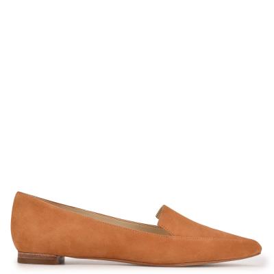 Flats Nine West Abay Smoking Mujer Moutarde | 3829ZGMVK