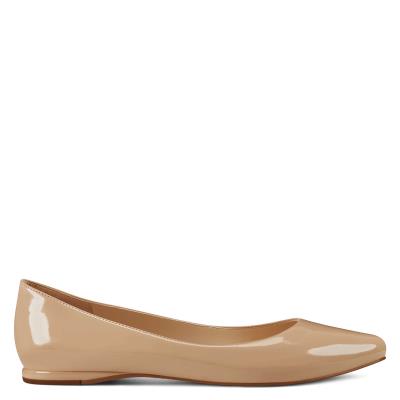 Flats Nine West Speakup Almond Puntera Mujer Beige Claro | 0583JWQAO