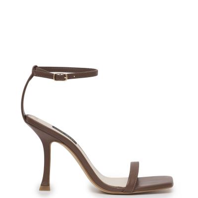 Sandalias Con Tiras Nine West Yess Ankle Mujer Marrones | 0234BHRIV