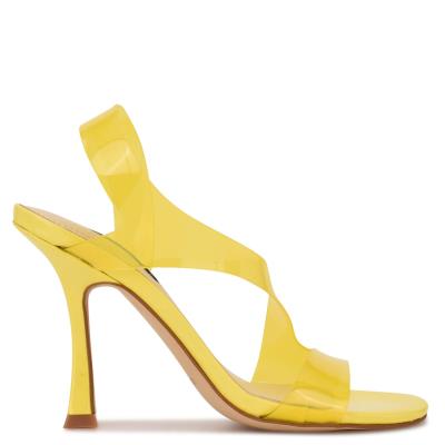 Sandalias Vestir Nine West Irise Mujer Amarillo | 4365ZTHNS