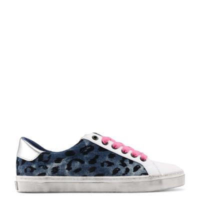 Zapatillas Casuales Nine West Best Mujer Azules Leopardo | 3274FVXLQ