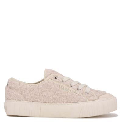 Zapatillas Nine West Hazie Sneakers Mujer Creme | 3478PHLVR