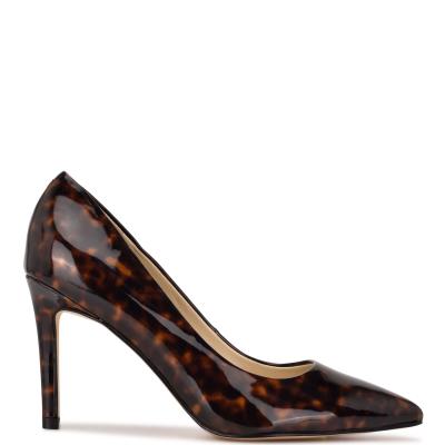 Zapatos De Salon Nine West Ezra Pointy Puntera Mujer Cafe | 0257CBZON