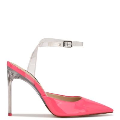 Zapatos De Salon Nine West Sparkea Ankle Correa Mujer Rosas | 7834ELHAO