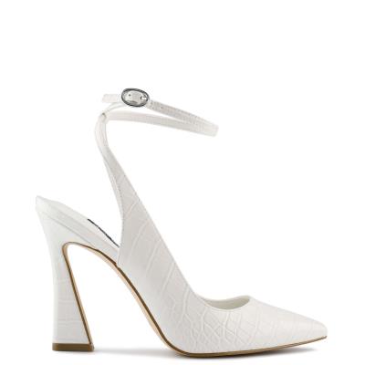 Zapatos De Salon Nine West Tabita Ankle Correa Vestido Mujer Beige | 0375MGDWN