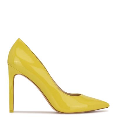 Zapatos De Salon Nine West Tatiana Pointy Puntera Mujer Amarillo | 3250TWDCM