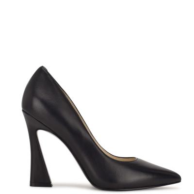 Zapatos De Salon Nine West Trendz Pointy Puntera Mujer Negras | 0816CNSGF